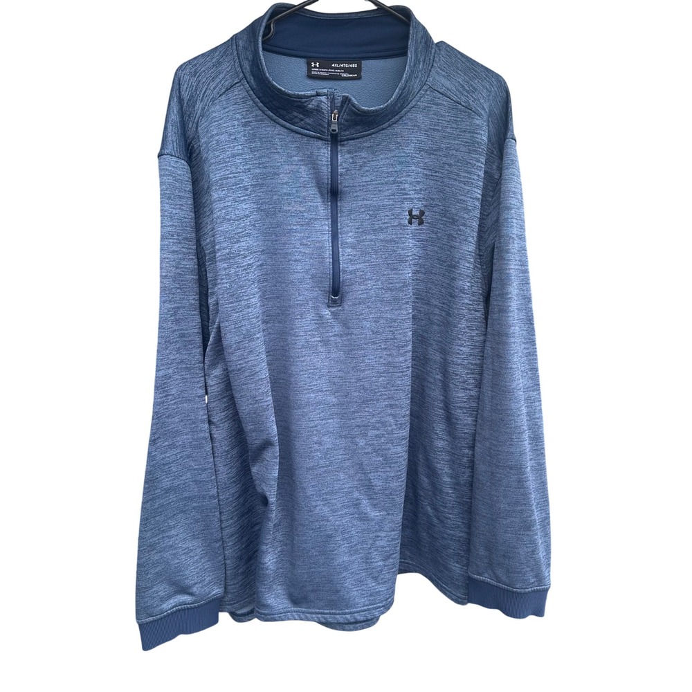 Under Armour‎ Pullover Mens 4XL Blue Quarter Zip ColdGear Outdoor Jacket